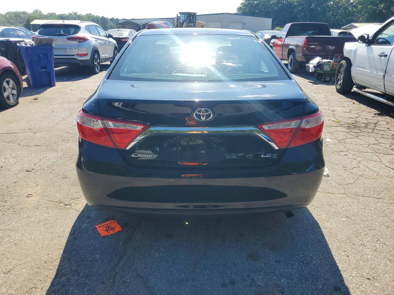 2015 Toyota Camry Le Black vin: 4T4BF1FK0FR509899