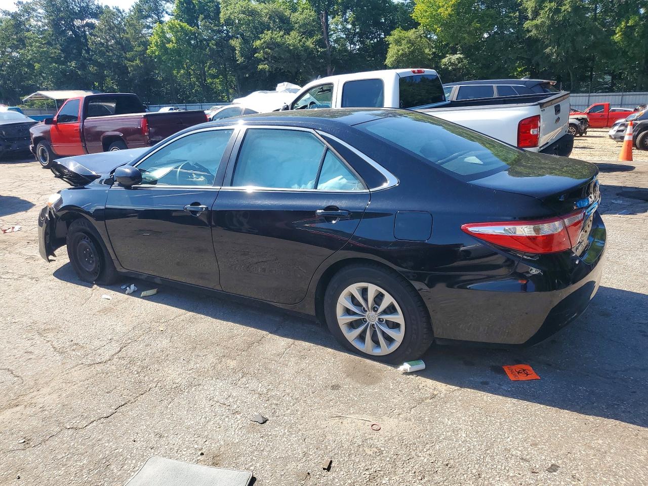 2015 Toyota Camry Le Black vin: 4T4BF1FK0FR509899