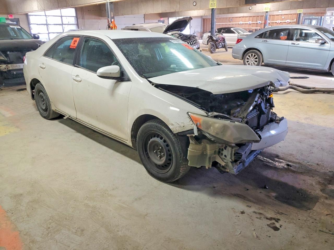 2012 Toyota Camry Base White vin: 4T4BF1FK1CR200874