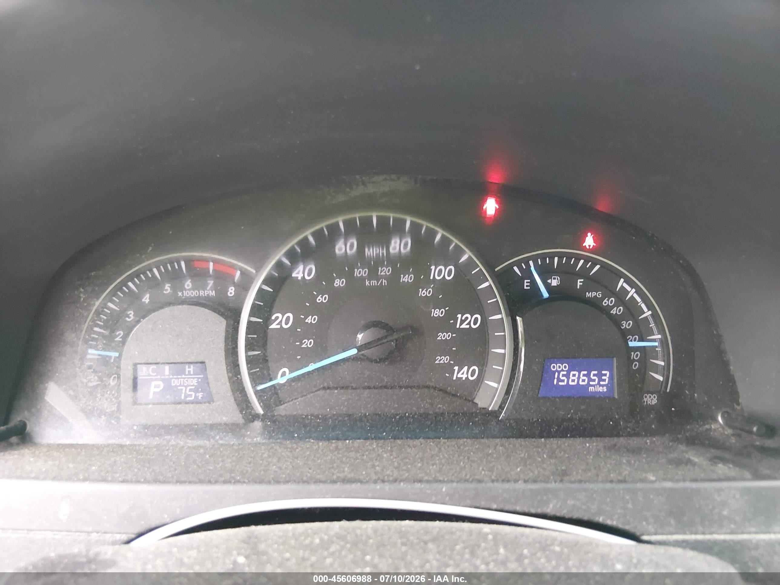 2012 Toyota Camry Le Black vin: 4T4BF1FK1CR212748