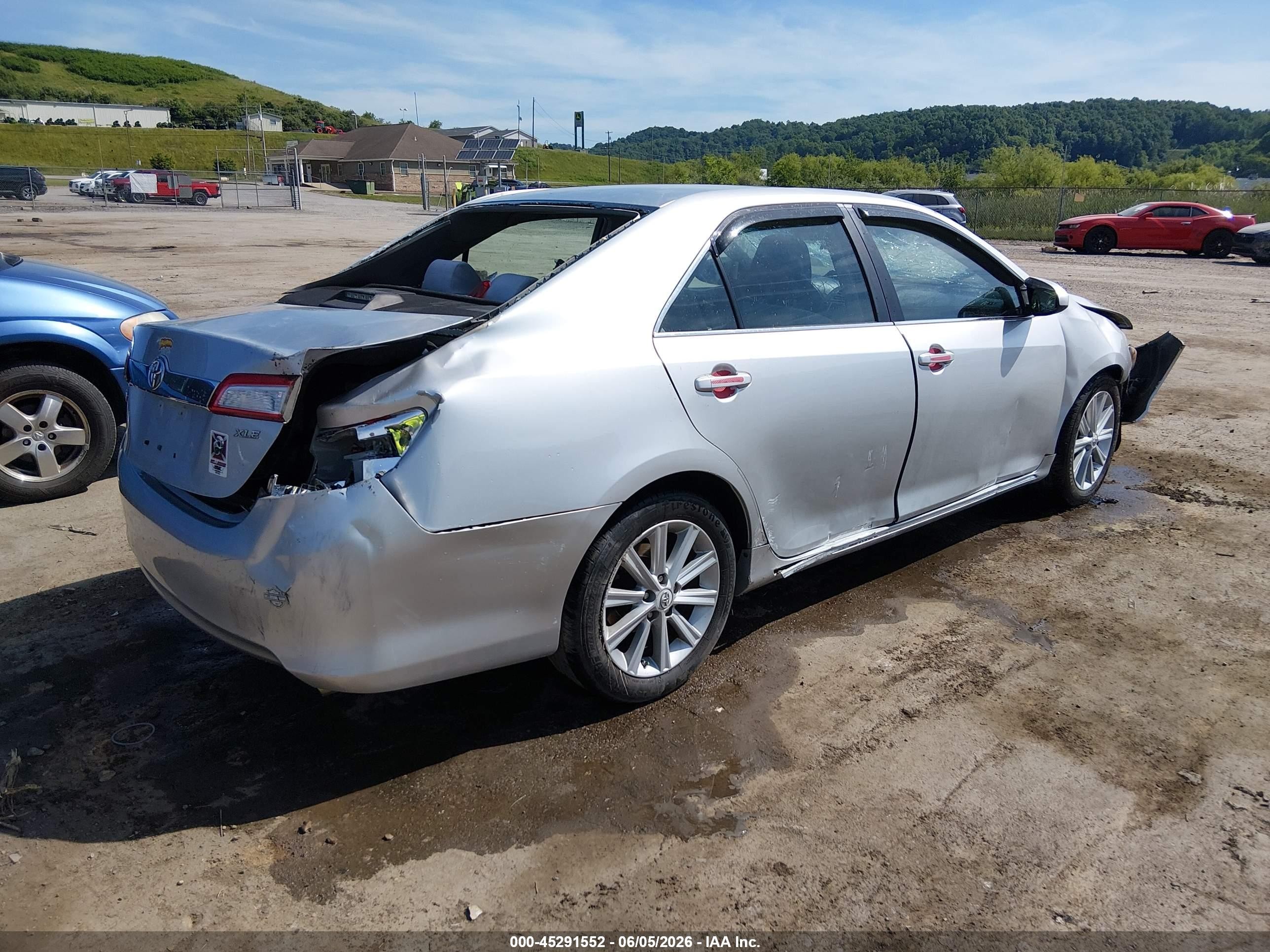 2012 Toyota Camry Xle Silver vin: 4T4BF1FK1CR212913