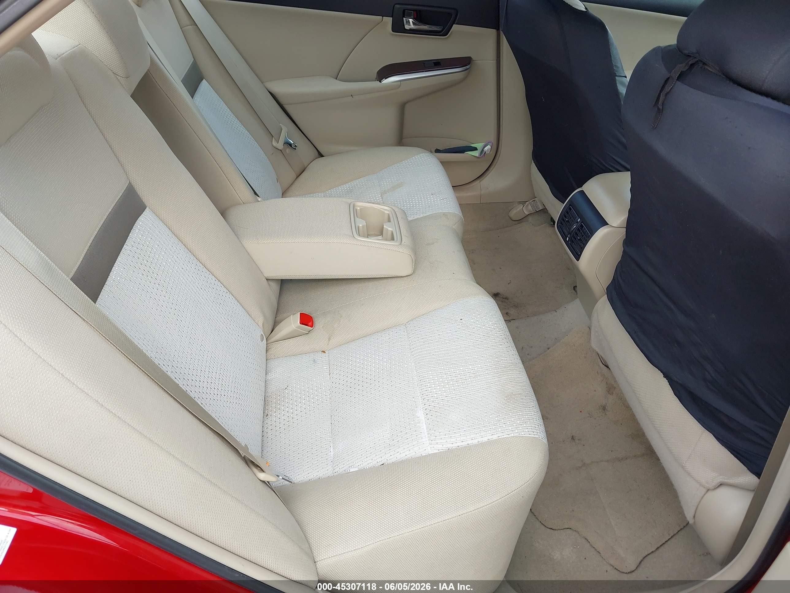 2012 Toyota Camry Xle Red vin: 4T4BF1FK1CR248908