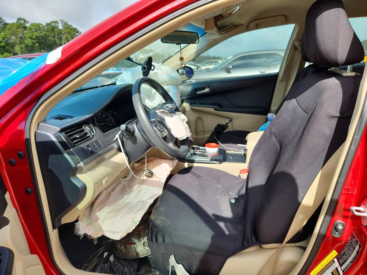 2012 Toyota Camry Le Red vin: 4T4BF1FK1CR257737