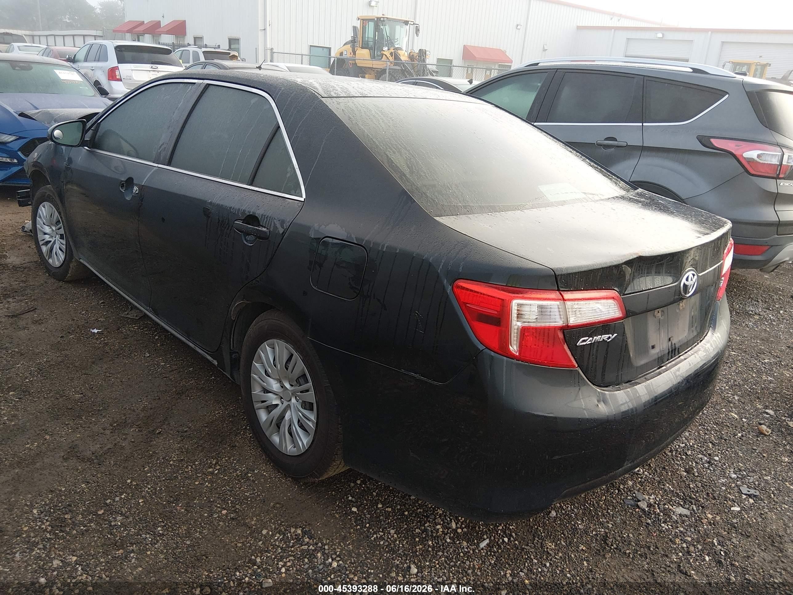 2012 Toyota Camry Le Синий vin: 4T4BF1FK1CR267507