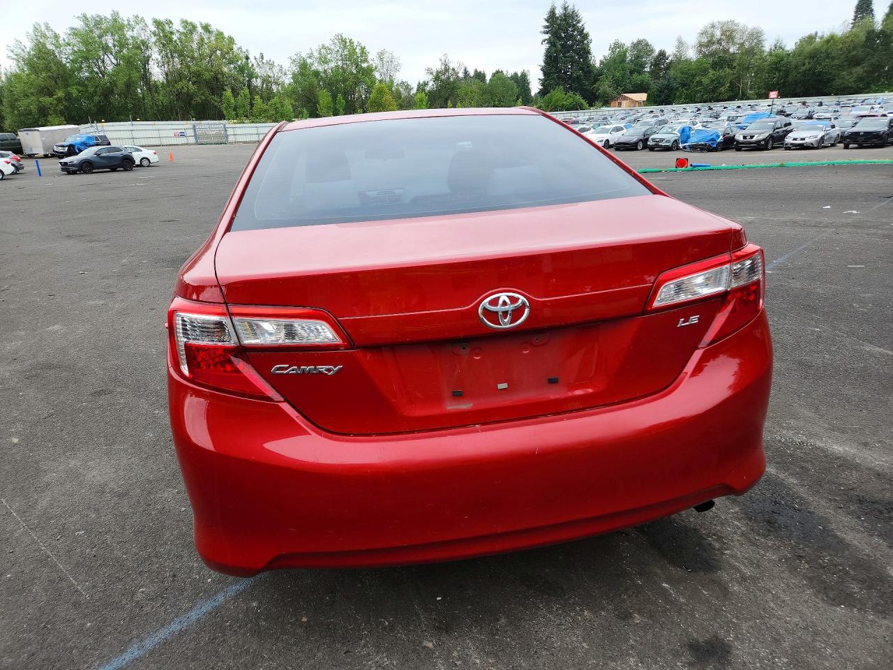 2013 Toyota Camry Le Red vin: 4T4BF1FK1DR276256