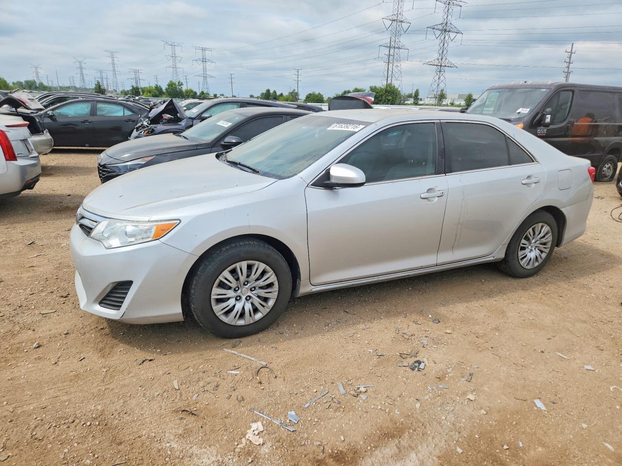 2013 Toyota Camry Le Silver vin: 4T4BF1FK1DR276449