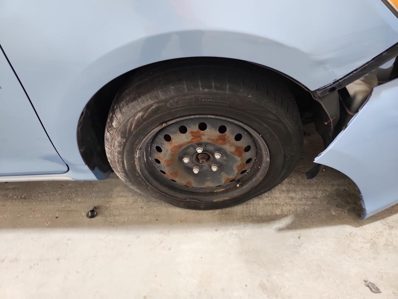 2013 Toyota Camry Le Blue vin: 4T4BF1FK1DR279819 Damage: Right Front Wheel, Bent, Replacement Required