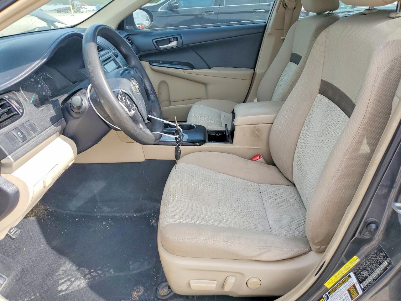 2013 Toyota Camry Le Gray vin: 4T4BF1FK1DR283398