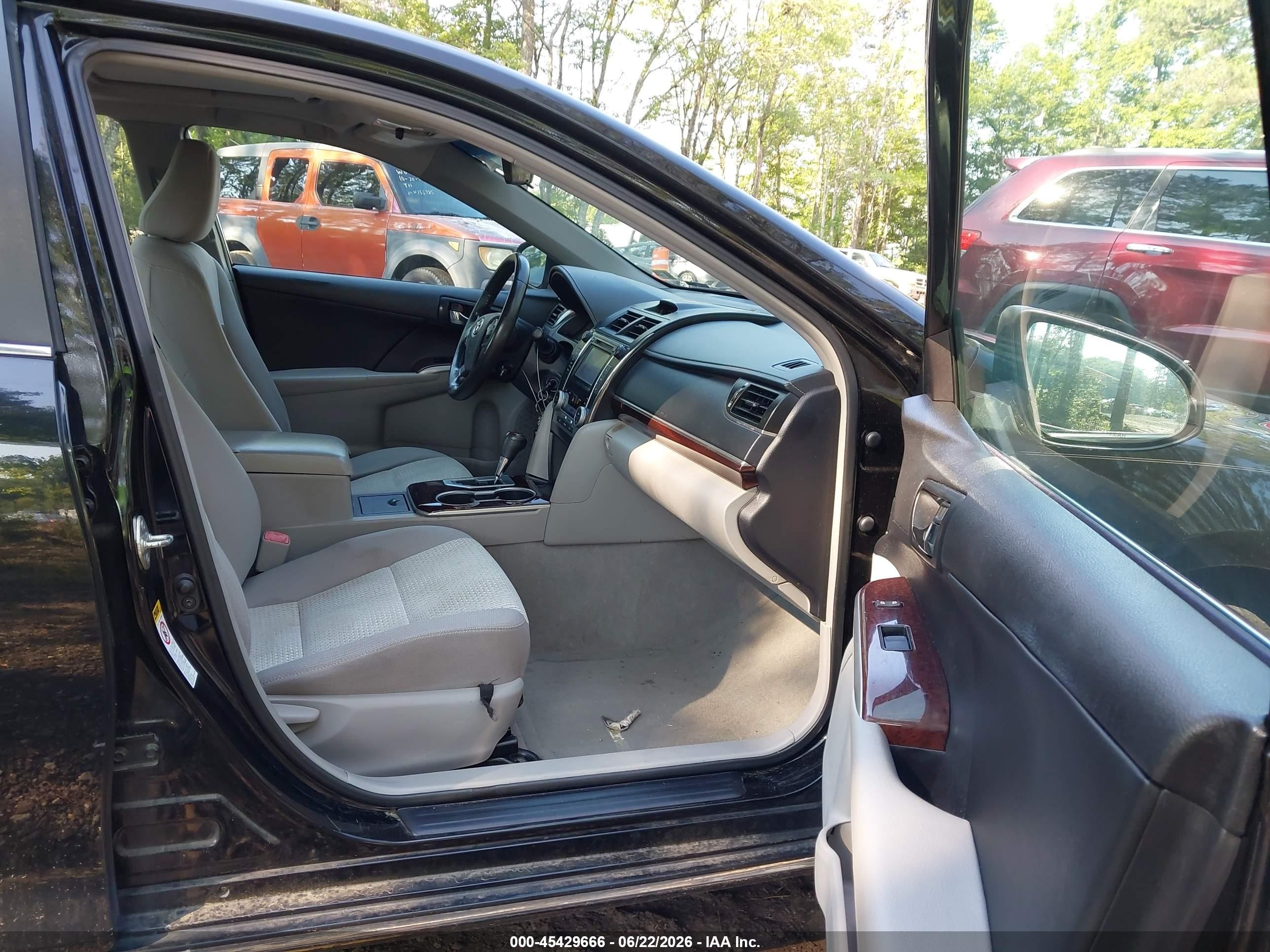 2013 Toyota Camry Xle Black vin: 4T4BF1FK1DR289007
