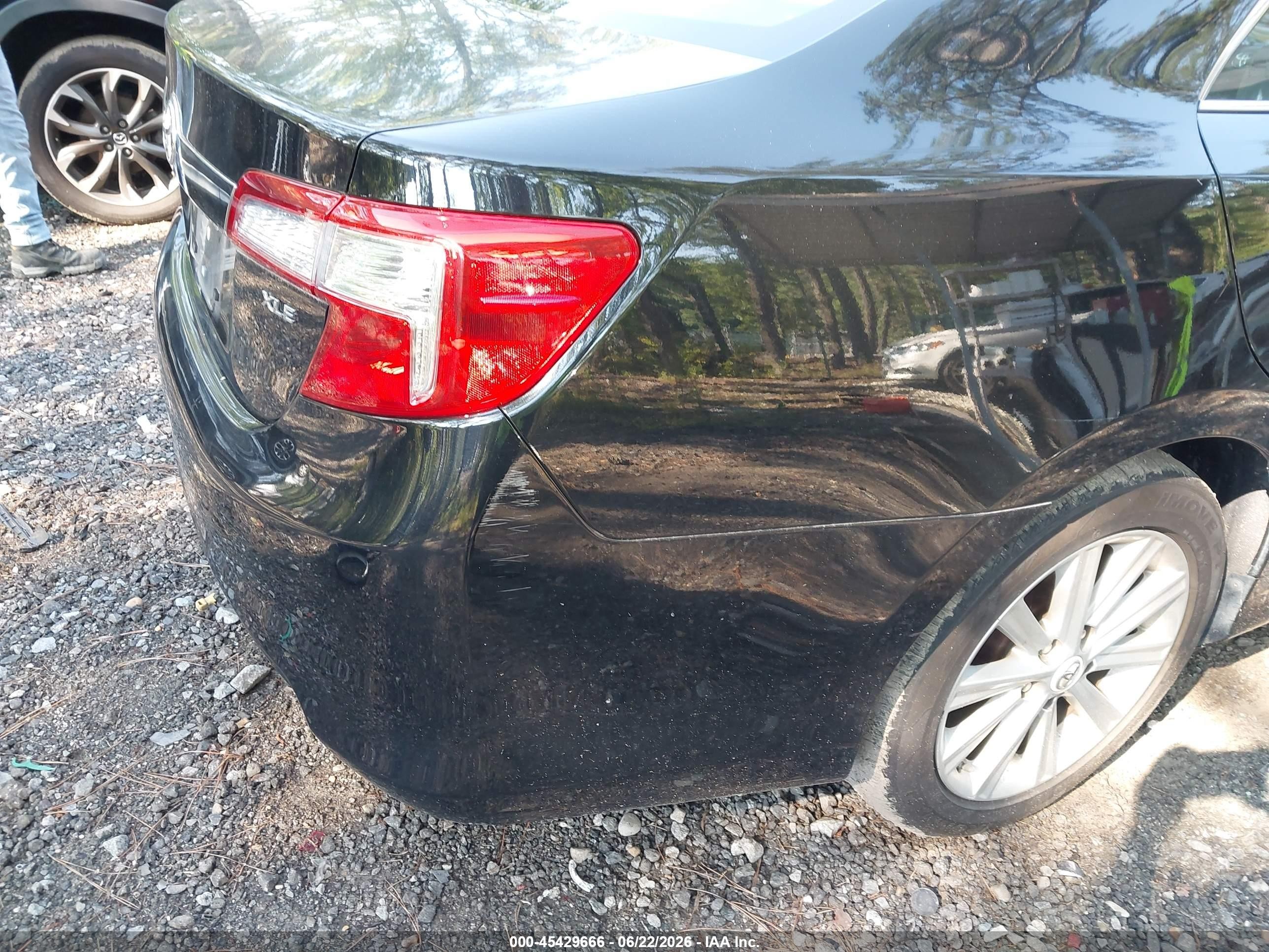 2013 Toyota Camry Xle Black vin: 4T4BF1FK1DR289007