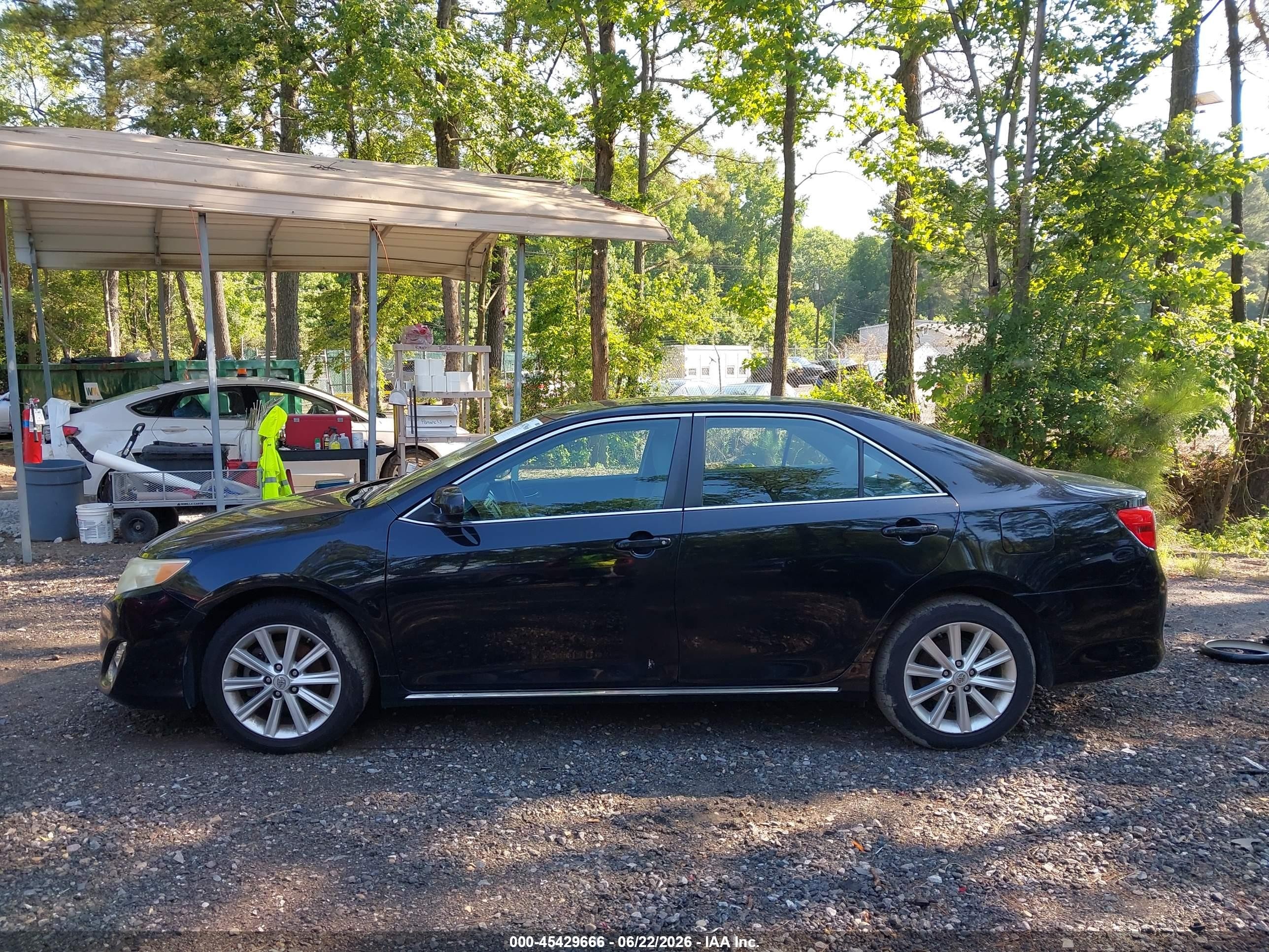 2013 Toyota Camry Xle Black vin: 4T4BF1FK1DR289007