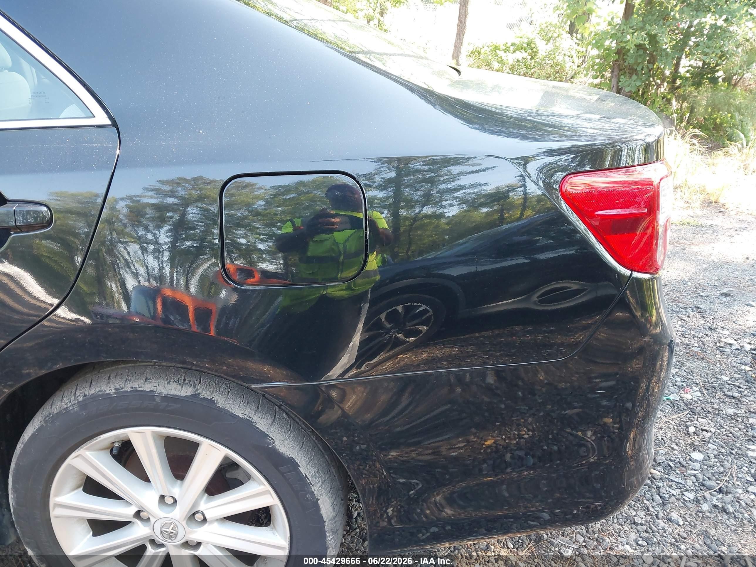 2013 Toyota Camry Xle Black vin: 4T4BF1FK1DR289007