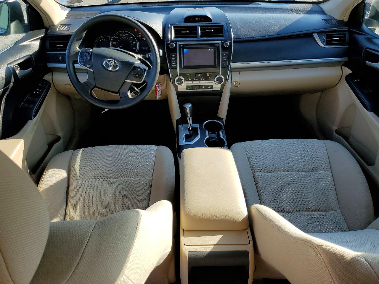 2013 Toyota Camry Le White vin: 4T4BF1FK1DR310485