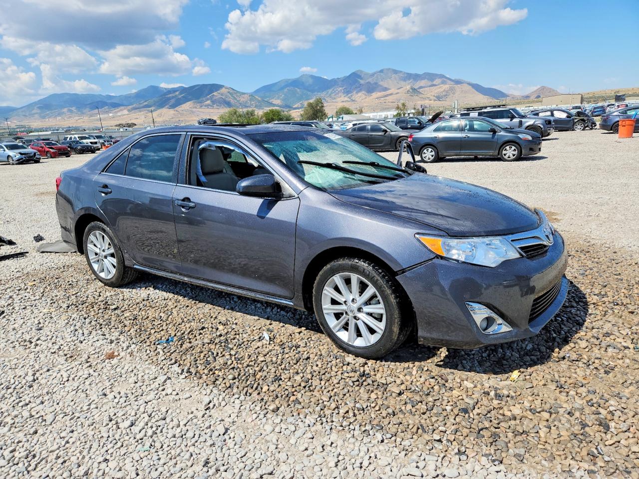 2013 Toyota Camry Xle Gray vin: 4T4BF1FK1DR316948