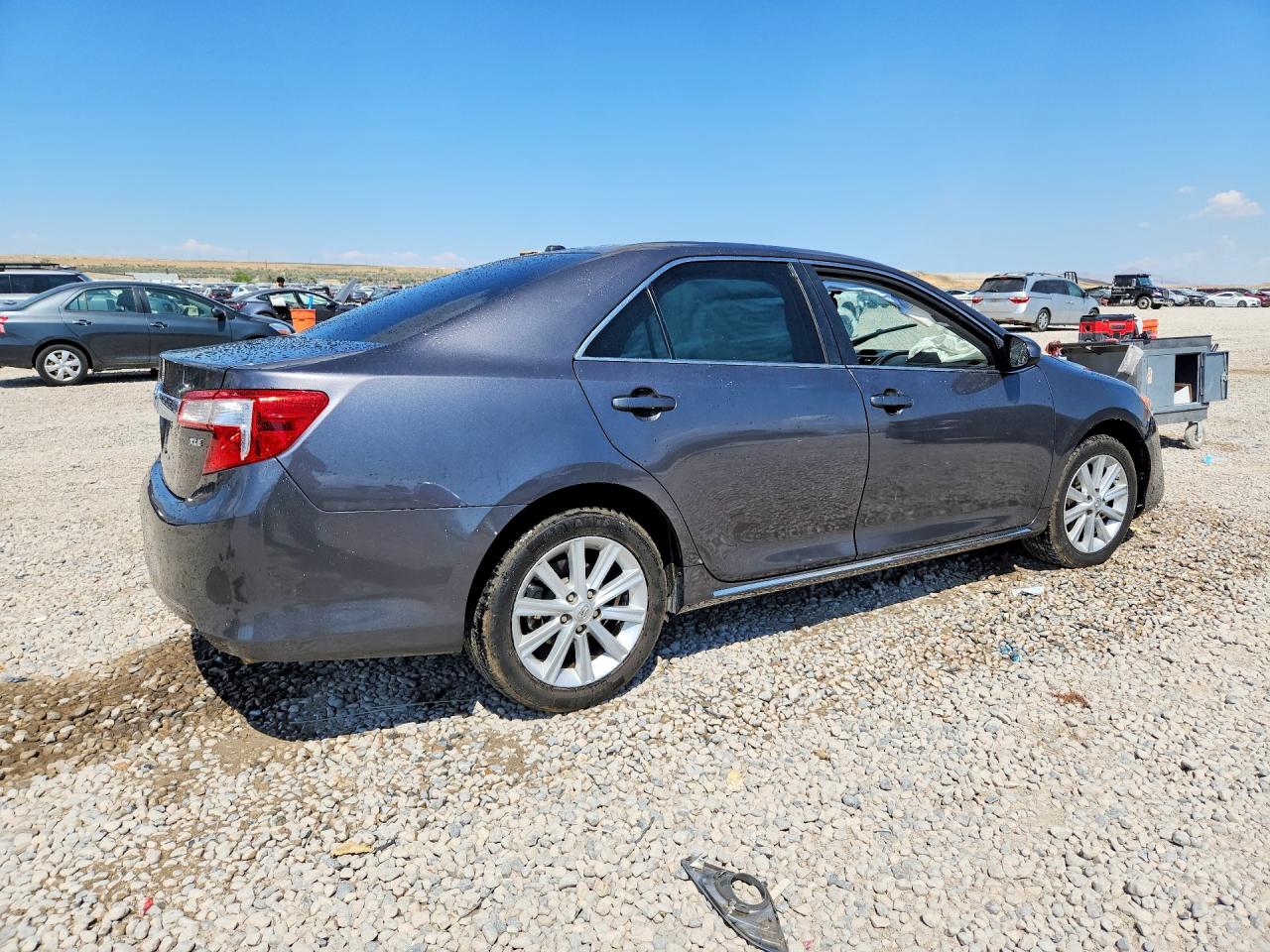 2013 Toyota Camry Xle Gray vin: 4T4BF1FK1DR316948