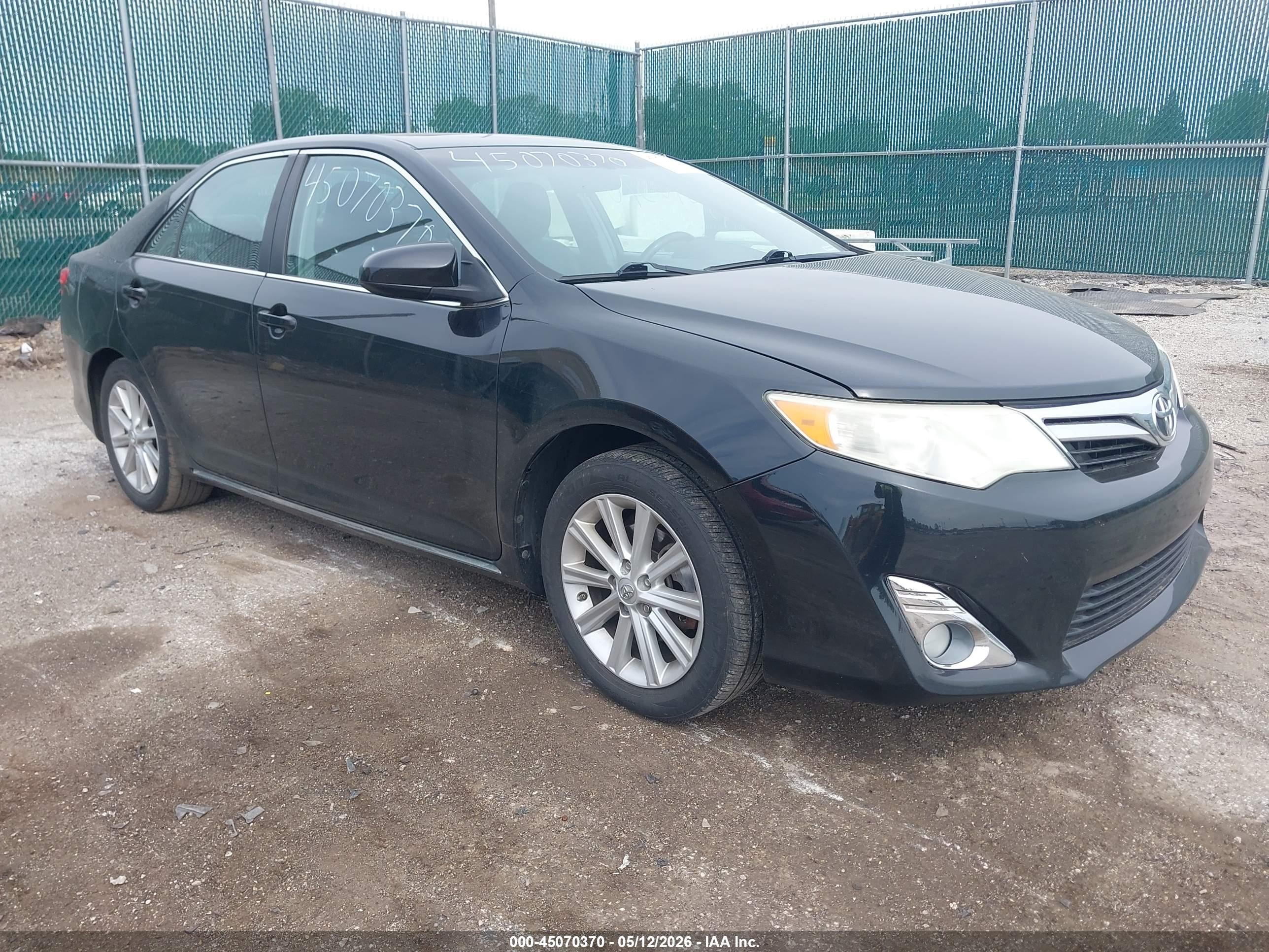 2013 Toyota Camry Xle Black vin: 4T4BF1FK1DR319588
