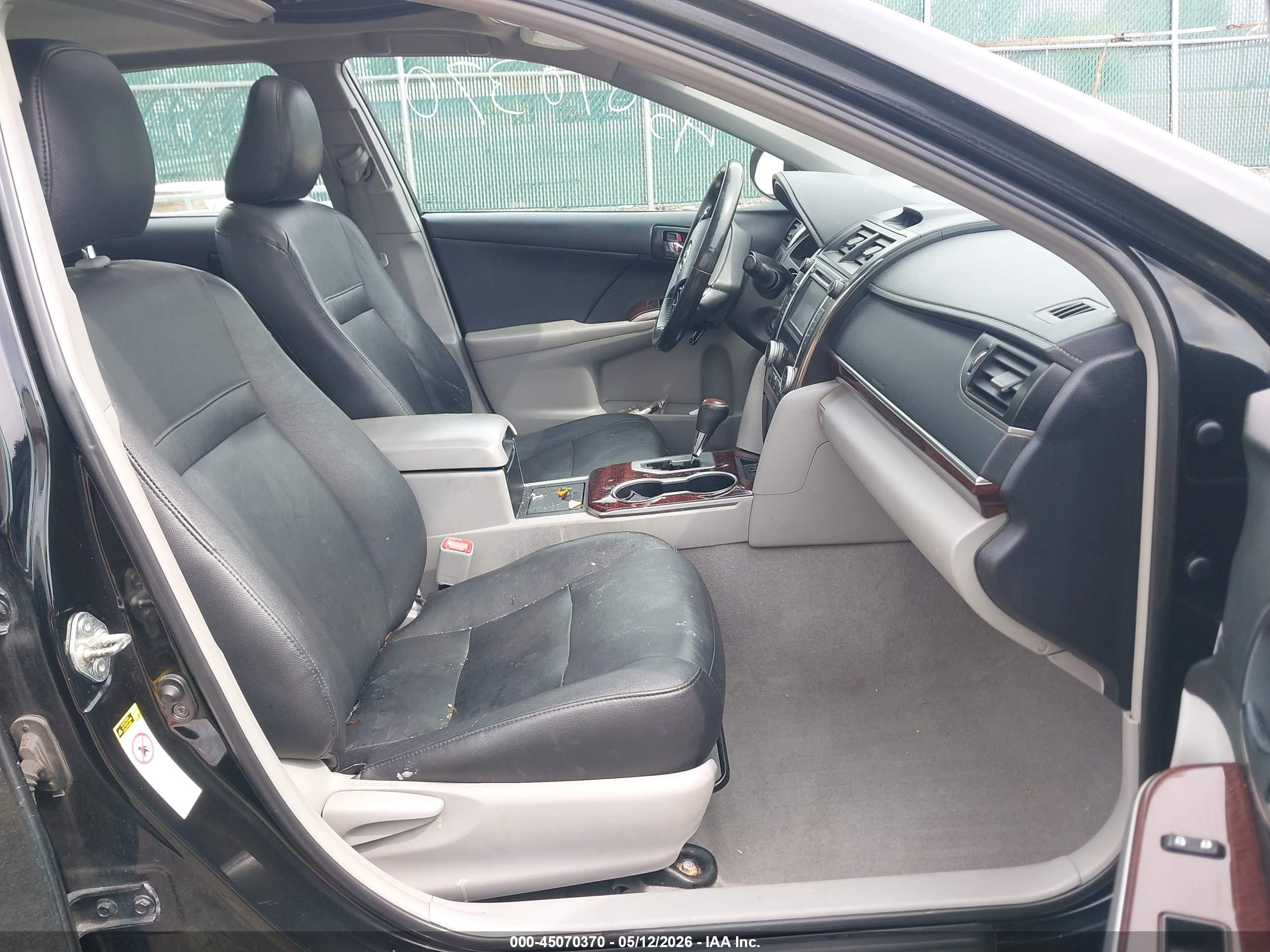 2013 Toyota Camry Xle Black vin: 4T4BF1FK1DR319588