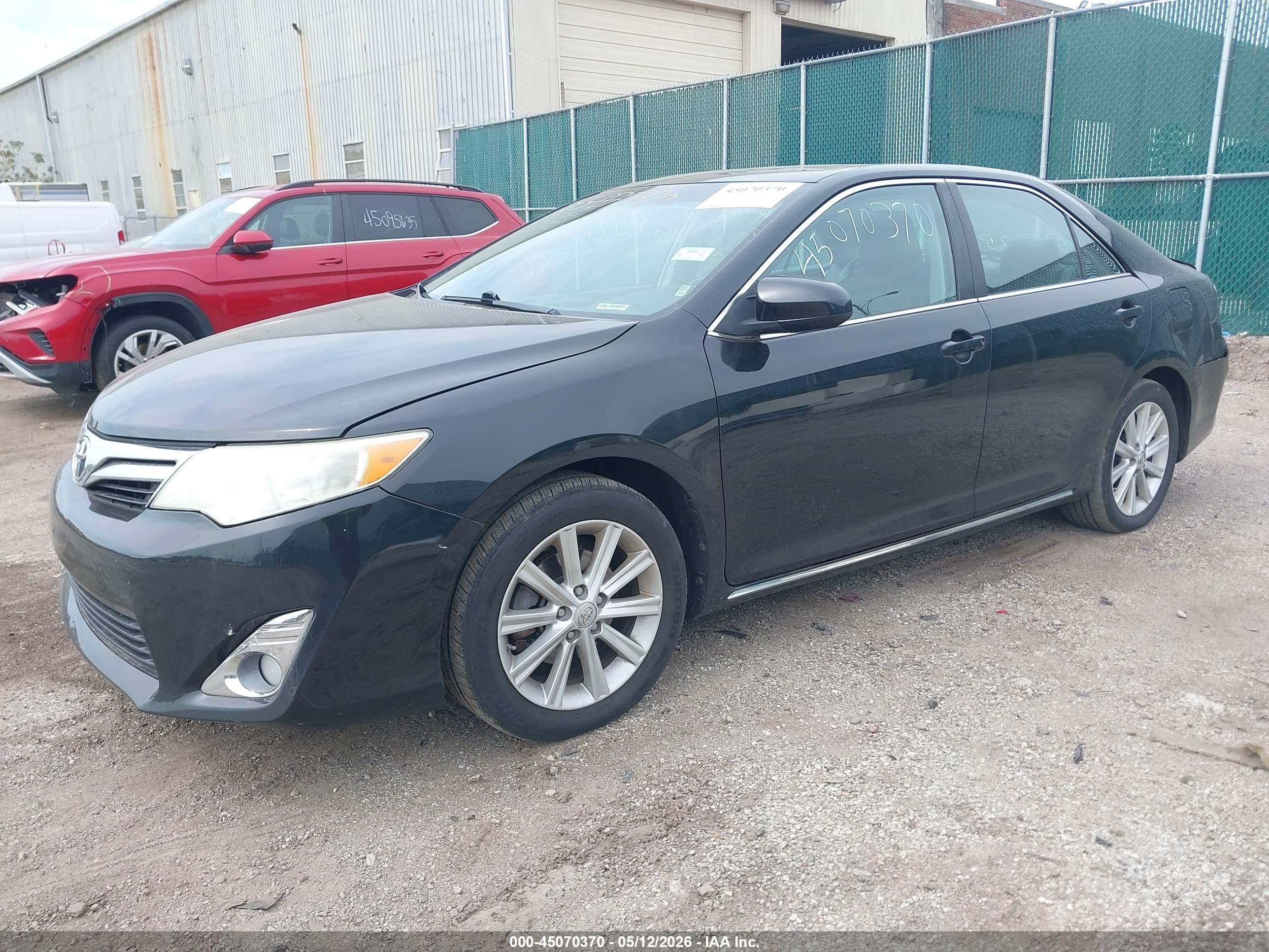 2013 Toyota Camry Xle Black vin: 4T4BF1FK1DR319588
