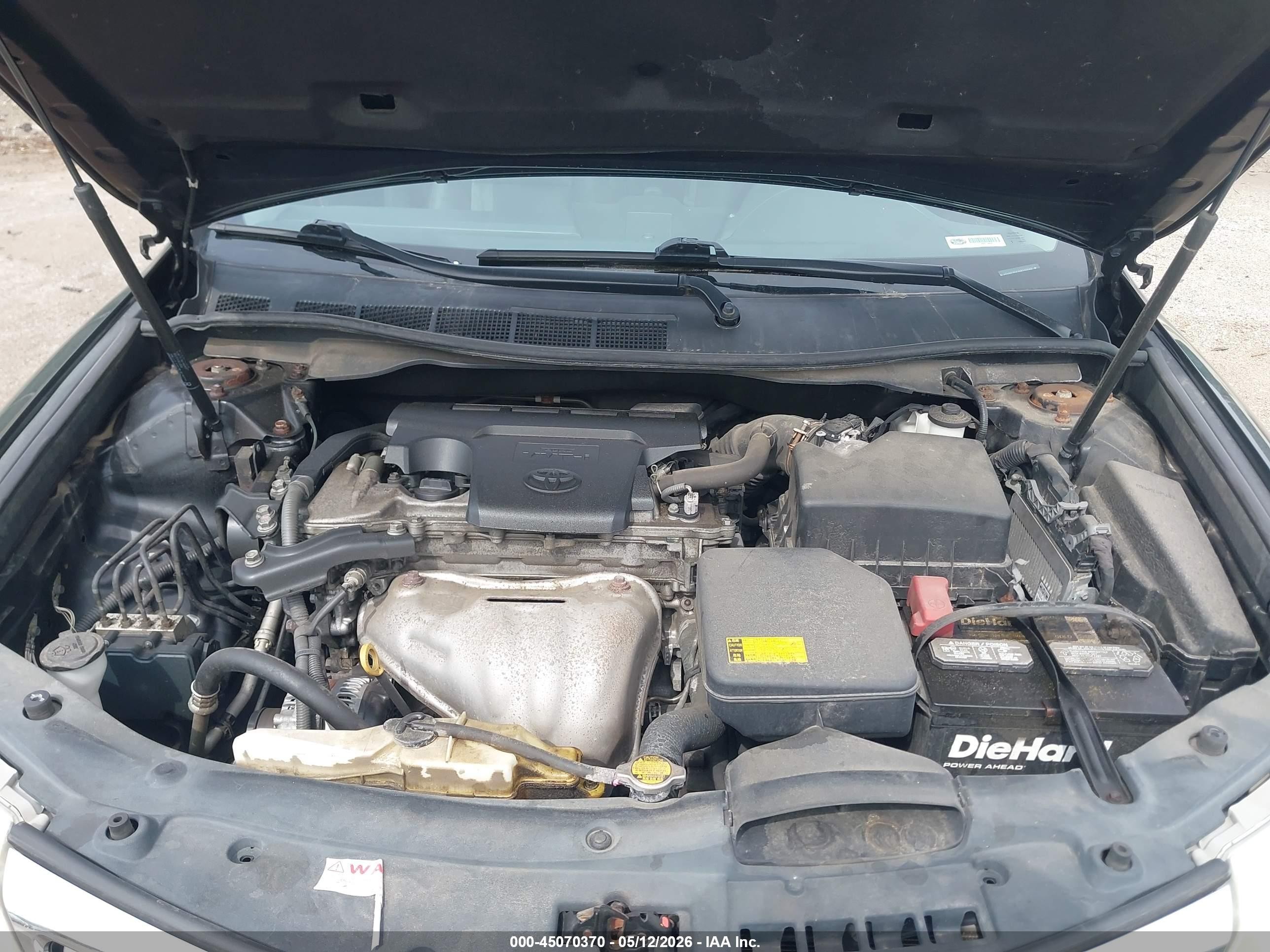 2013 Toyota Camry Xle Black vin: 4T4BF1FK1DR319588
