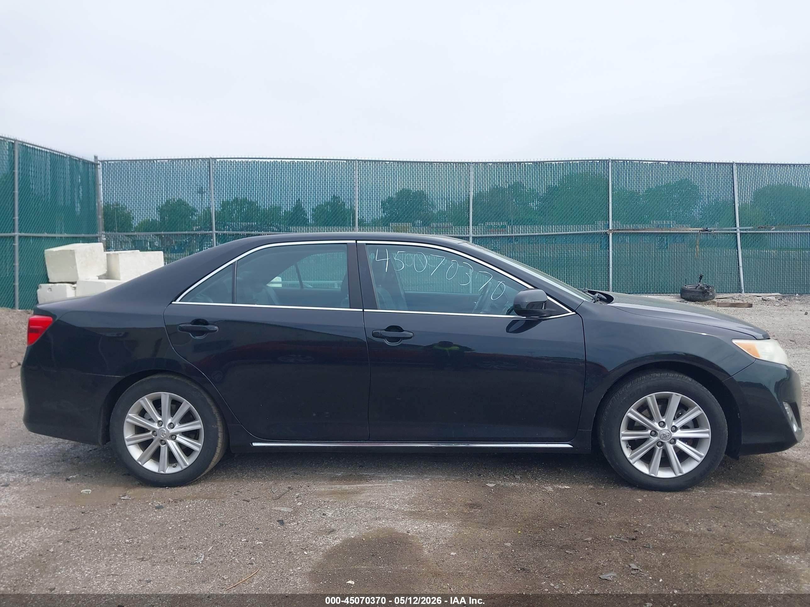 2013 Toyota Camry Xle Black vin: 4T4BF1FK1DR319588