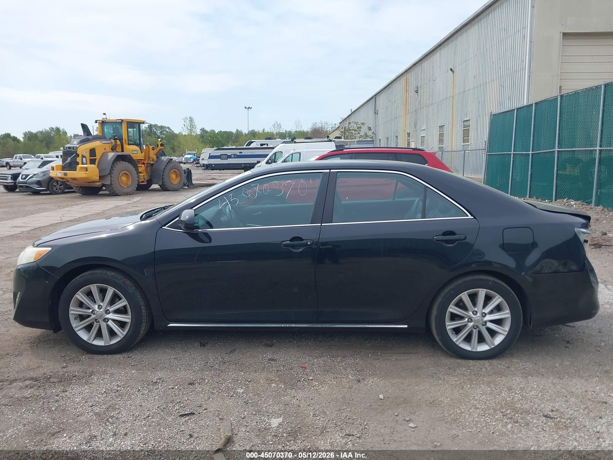 2013 Toyota Camry Xle Black vin: 4T4BF1FK1DR319588
