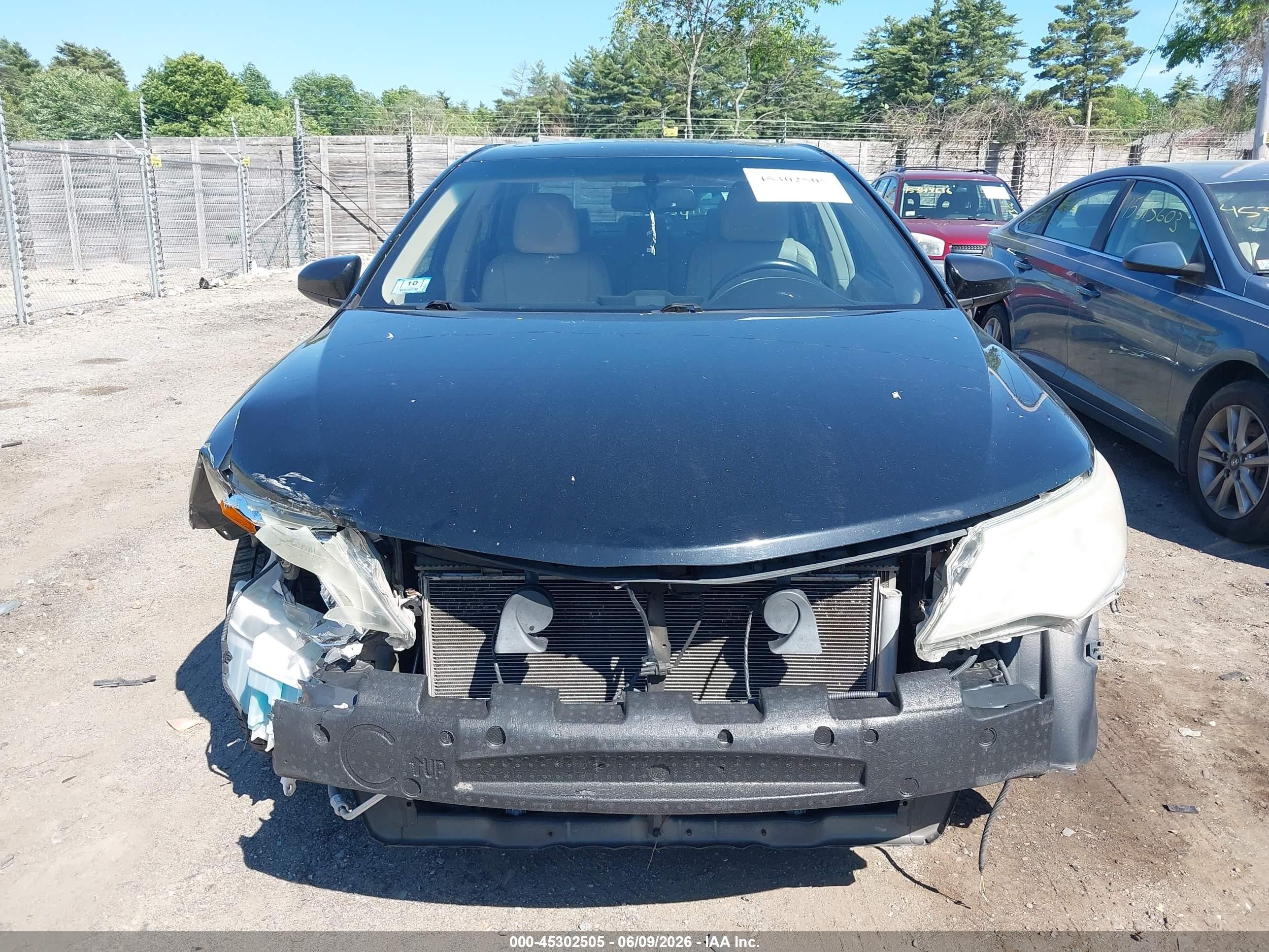 2013 Toyota Camry Xle Black vin: 4T4BF1FK1DR331210