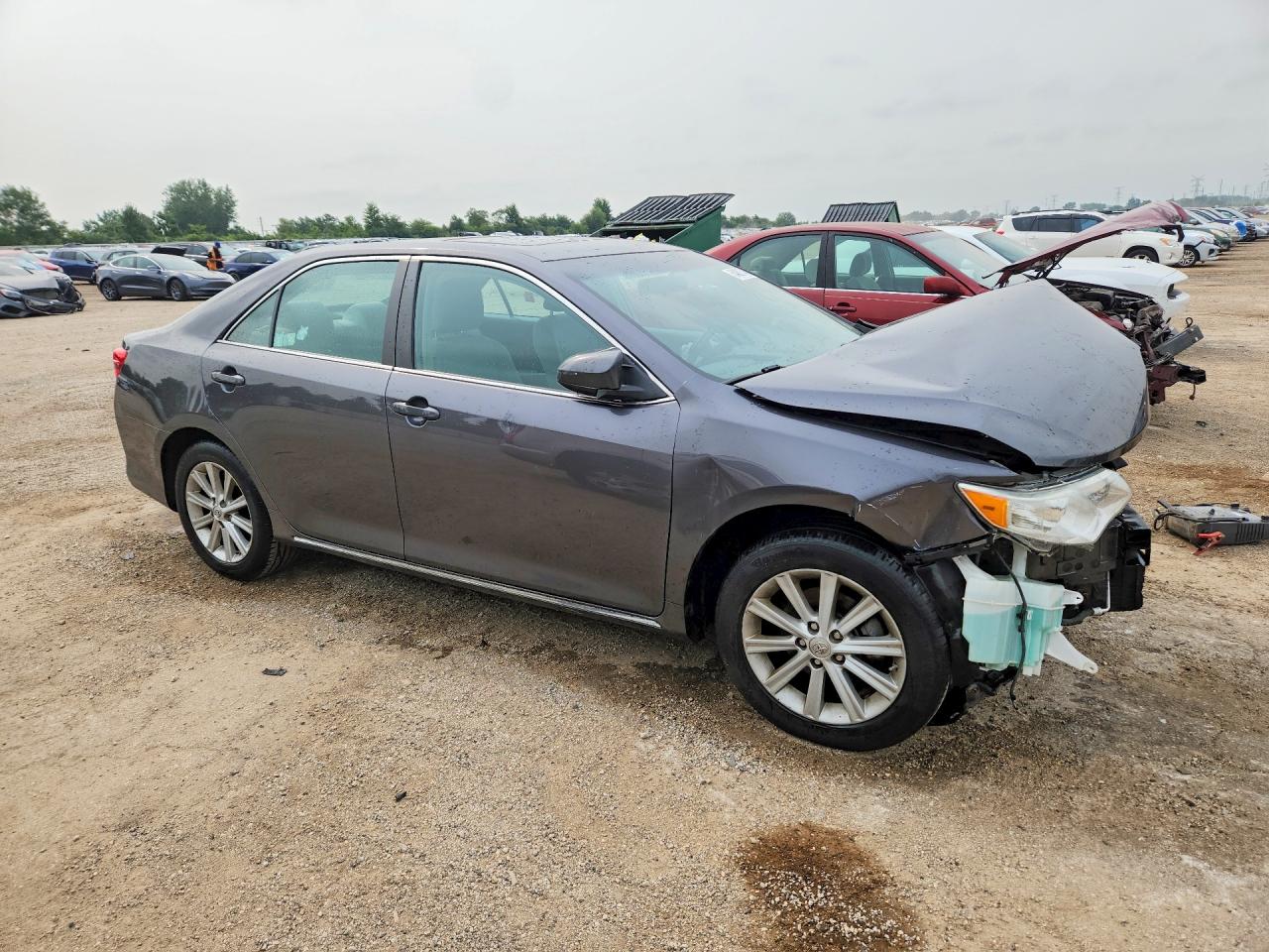 2014 Toyota Camry Xle Gray vin: 4T4BF1FK1ER367089