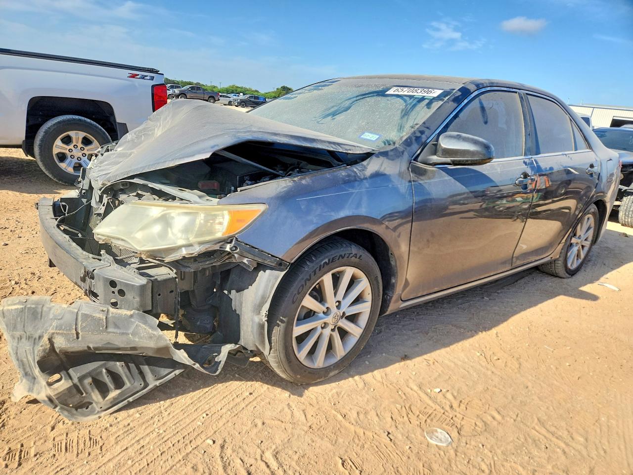 2014 Toyota Camry Xle Gray vin: 4T4BF1FK1ER386323