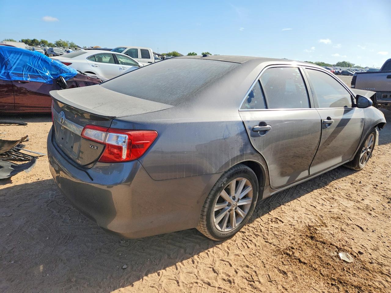 2014 Toyota Camry Xle Gray vin: 4T4BF1FK1ER386323