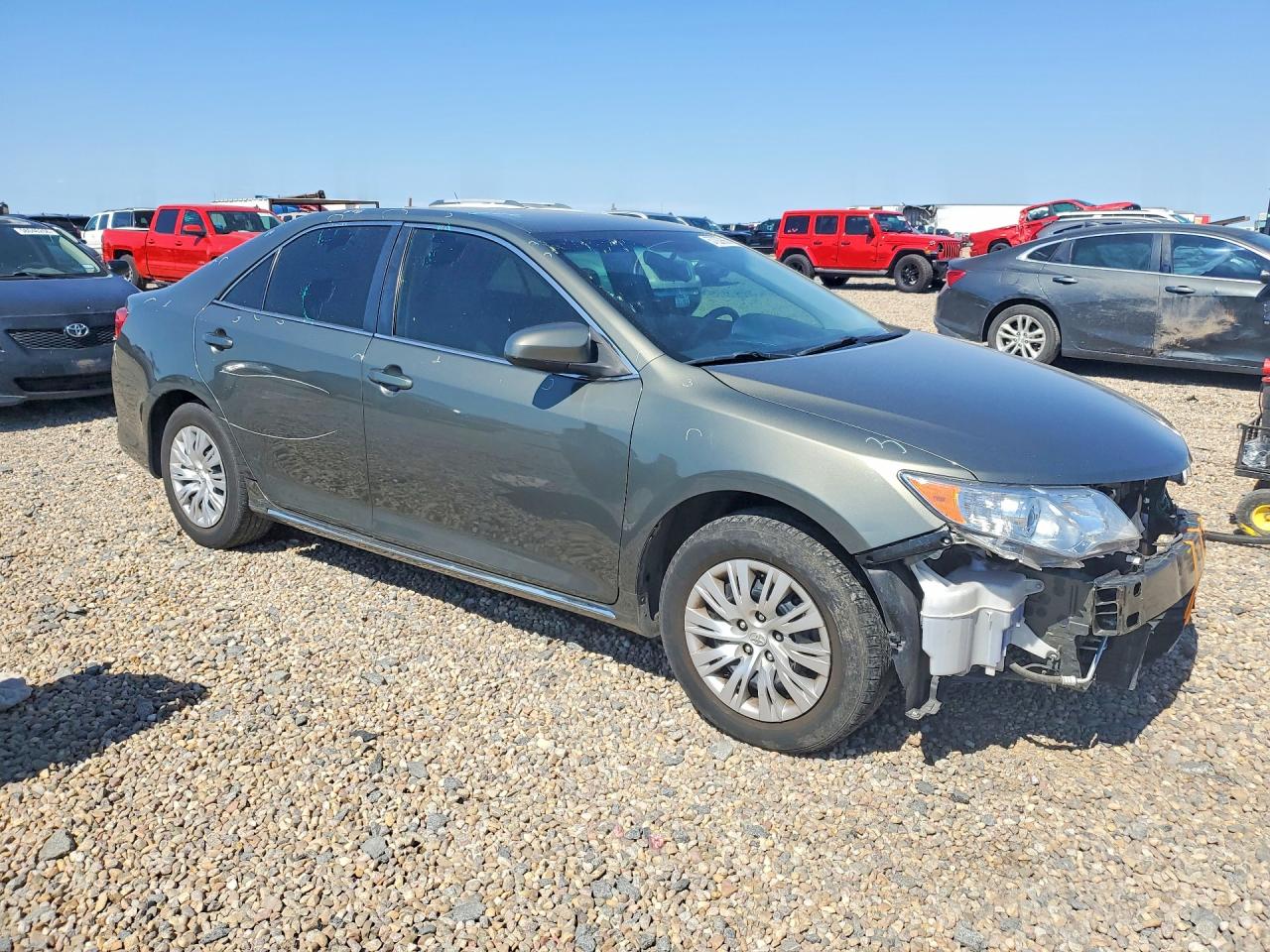2014 Toyota Camry Le Green vin: 4T4BF1FK1ER390694