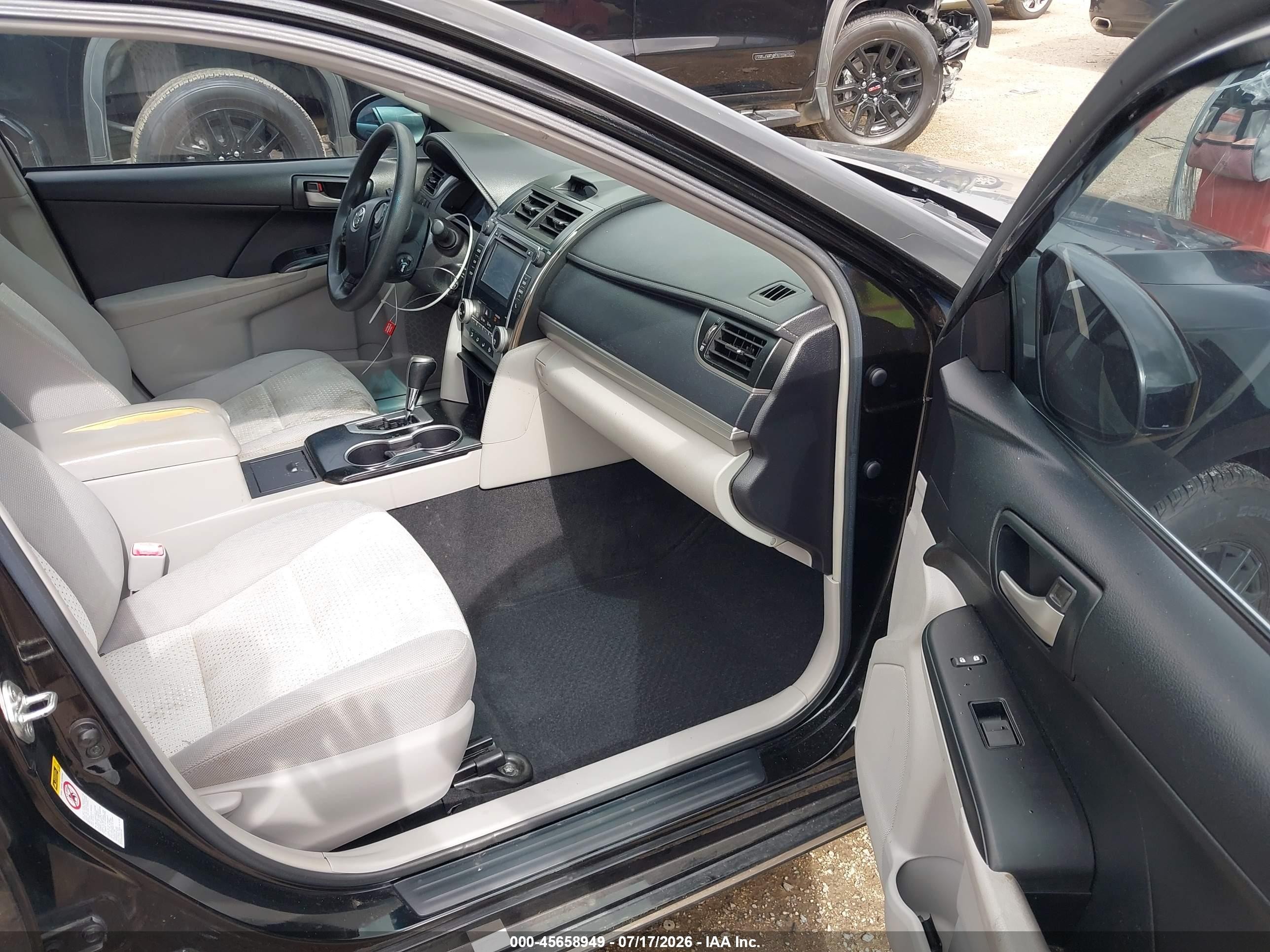 2014 Toyota Camry Le Черный vin: 4T4BF1FK1ER392560