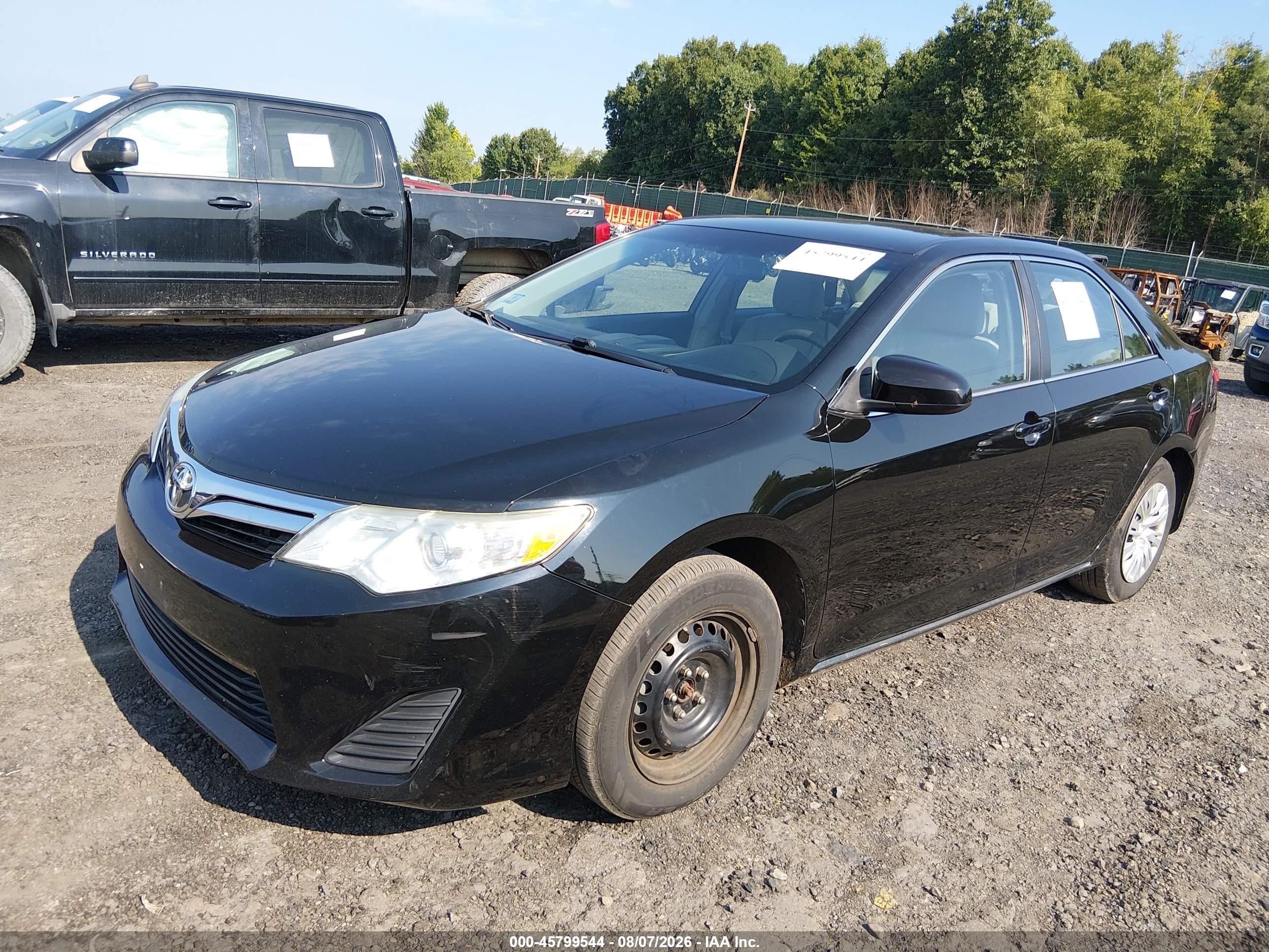 2014 Toyota Camry Le Black vin: 4T4BF1FK1ER394356