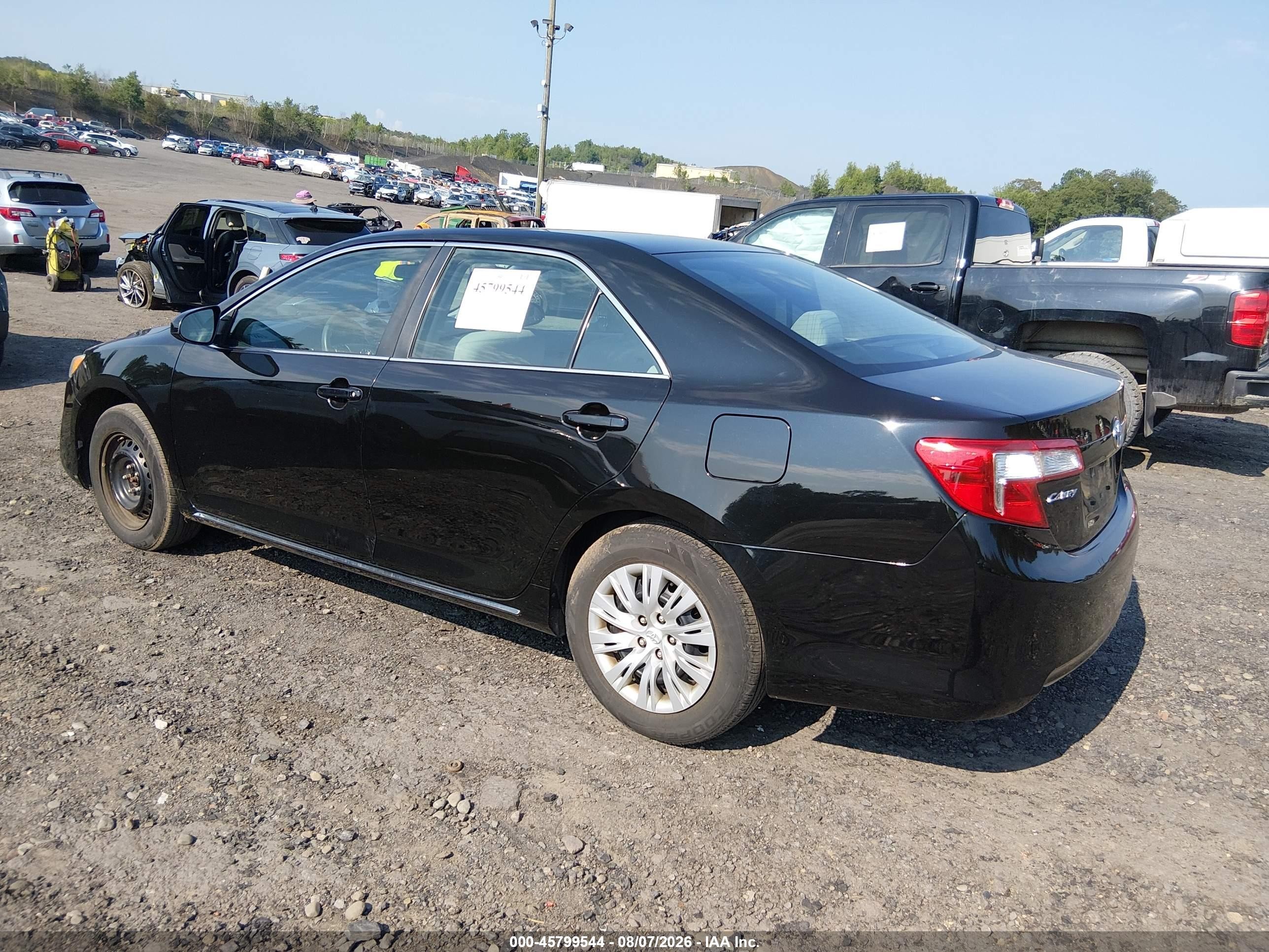 2014 Toyota Camry Le Black vin: 4T4BF1FK1ER394356
