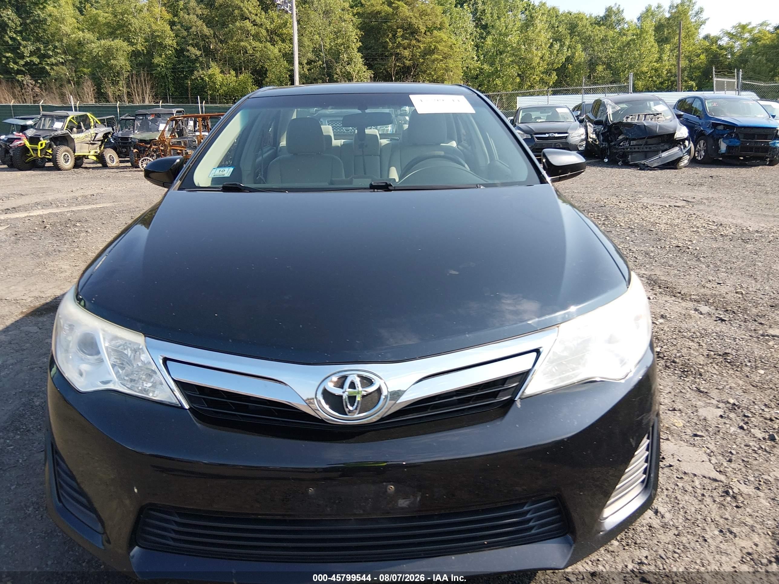 2014 Toyota Camry Le Black vin: 4T4BF1FK1ER394356