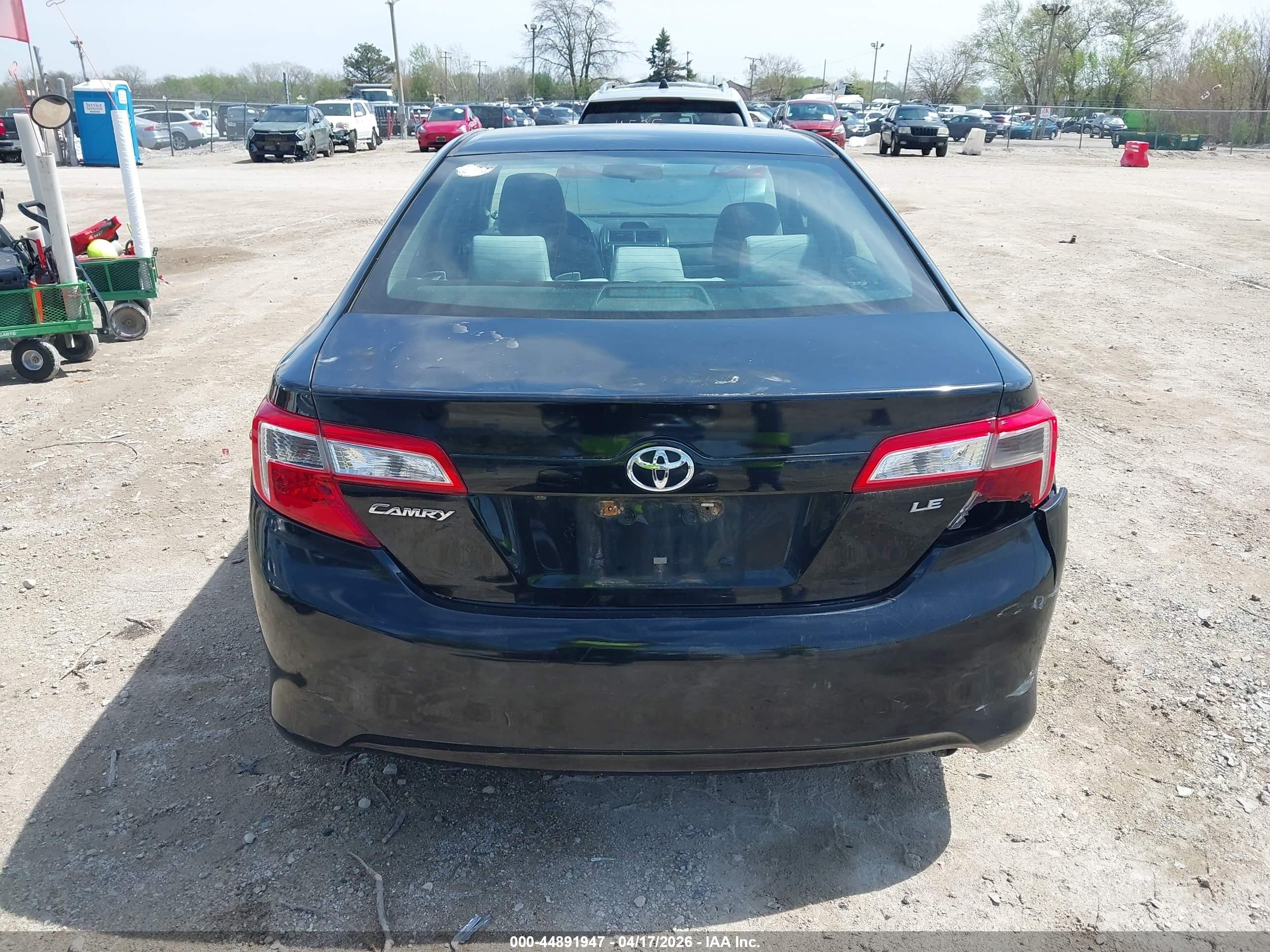 2014 Toyota Camry Le Black vin: 4T4BF1FK1ER408174