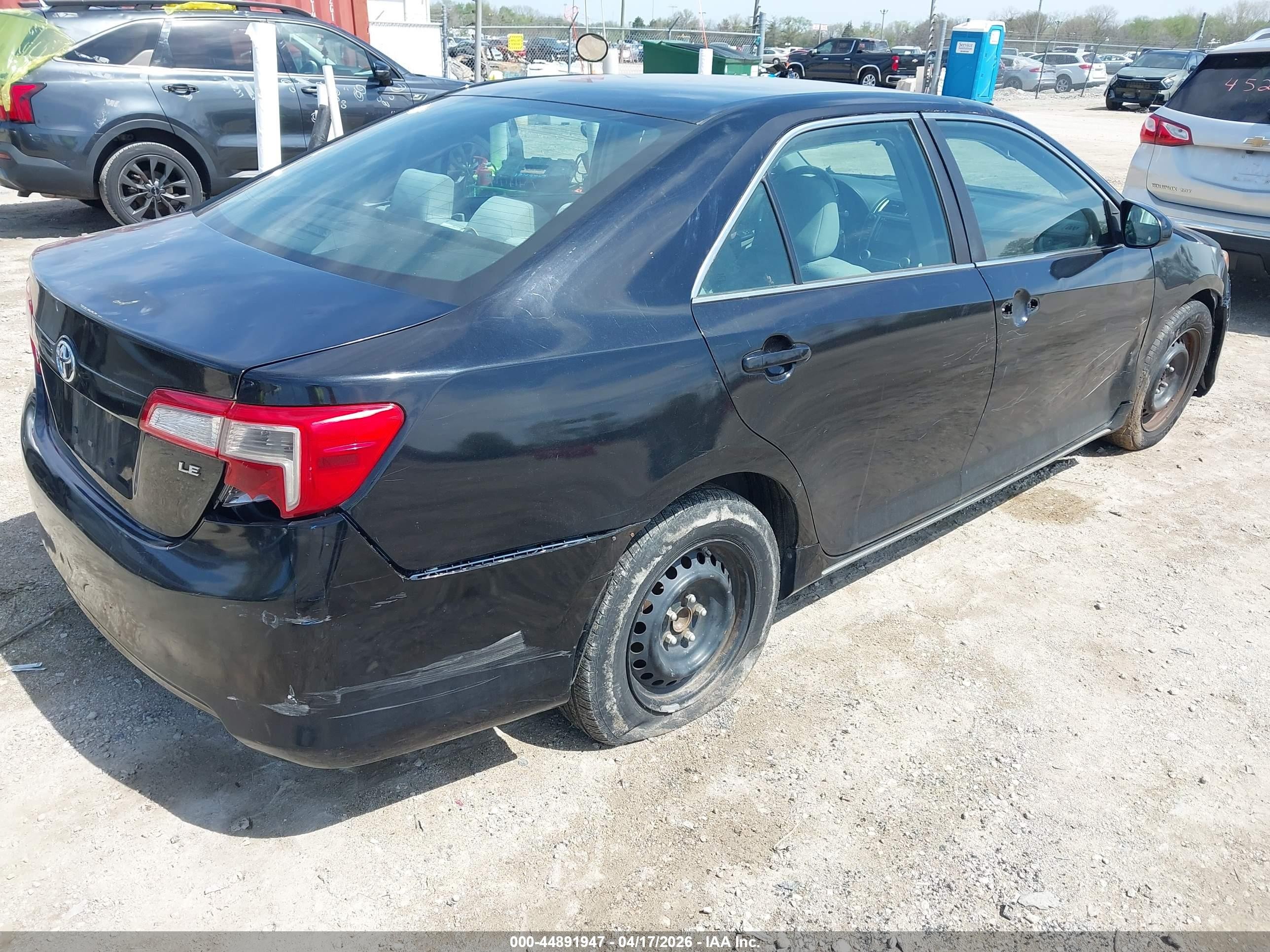 2014 Toyota Camry Le Black vin: 4T4BF1FK1ER408174