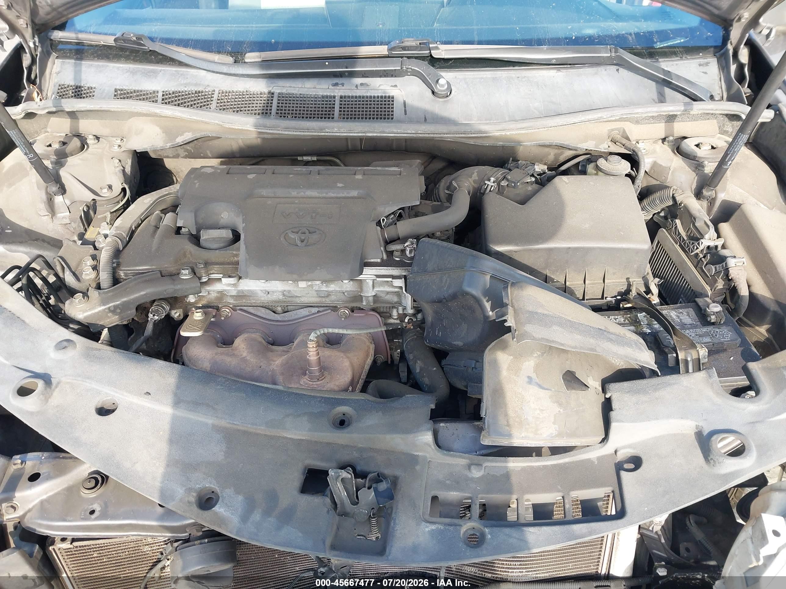 2014 Toyota Camry Le Gray vin: 4T4BF1FK1ER414458
