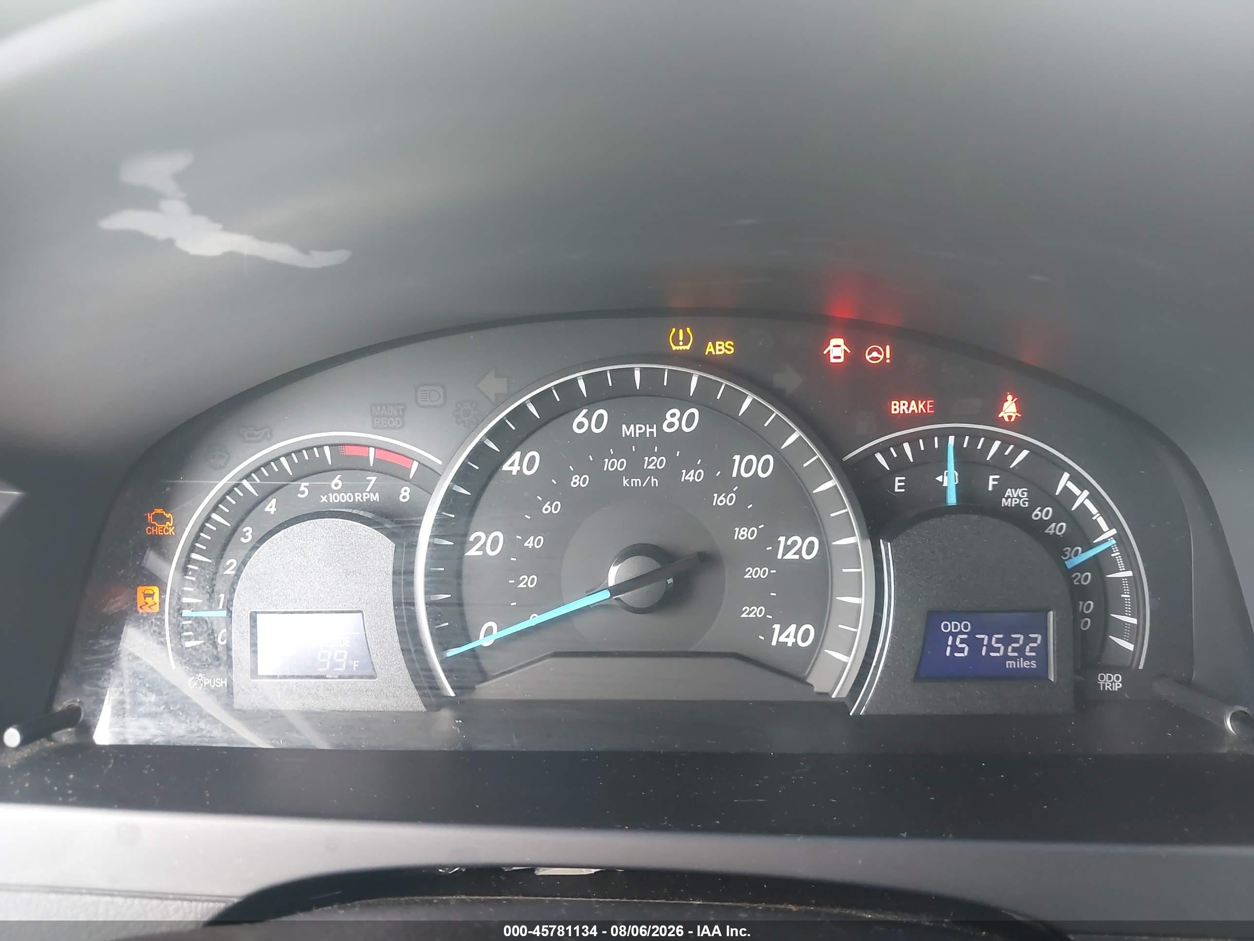 2014 Toyota Camry Le Silver vin: 4T4BF1FK1ER415643