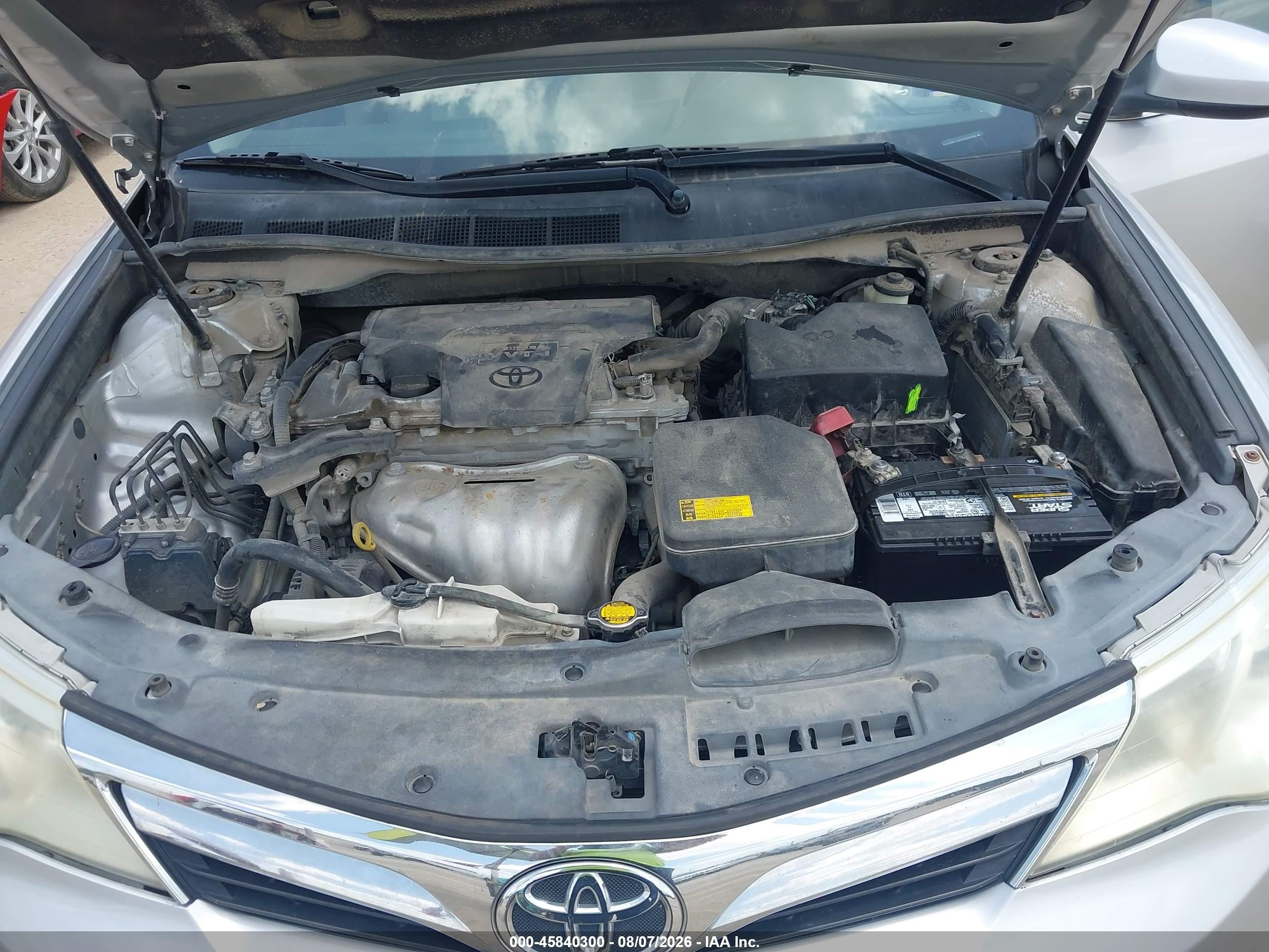 2014 Toyota Camry Xle Серебряный vin: 4T4BF1FK1ER427856