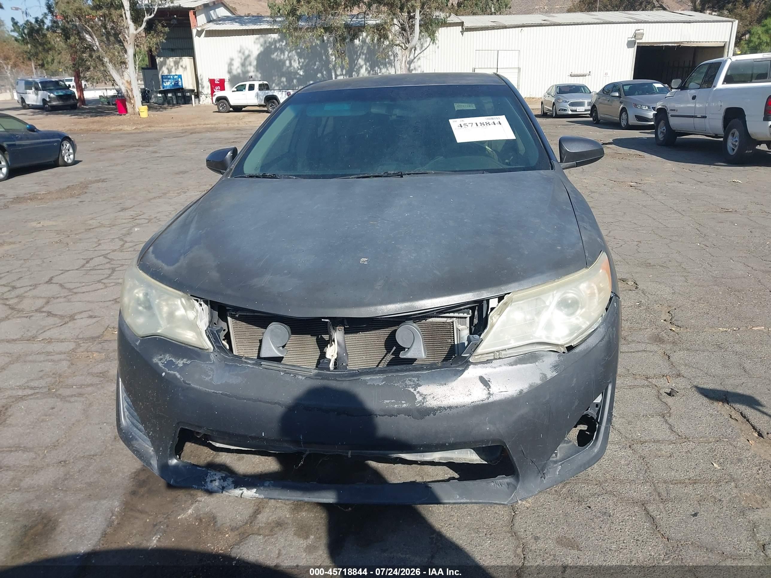 2014 Toyota Camry Le Gray vin: 4T4BF1FK1ER428649