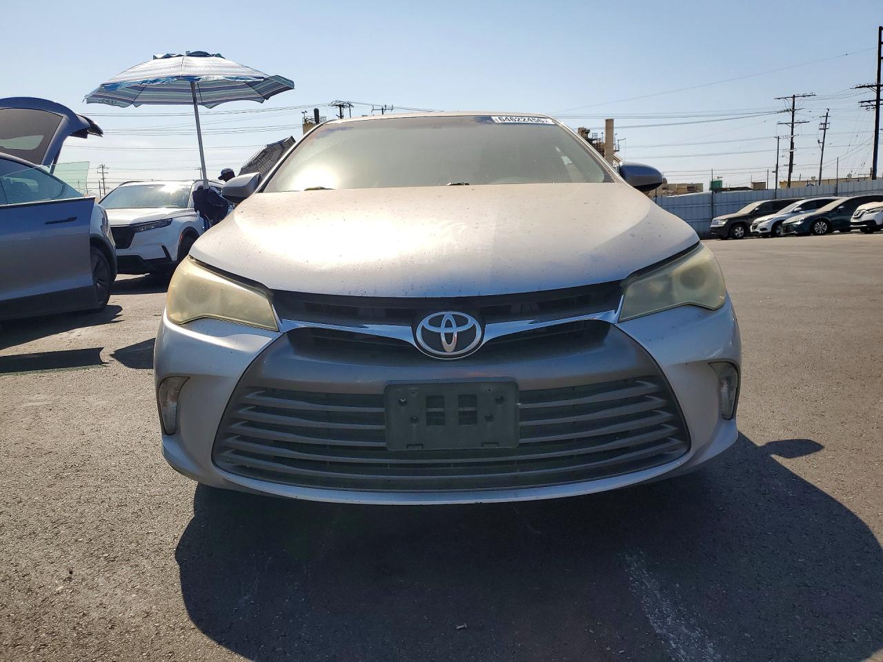 2015 Toyota Camry Le Gray vin: 4T4BF1FK1FR445114