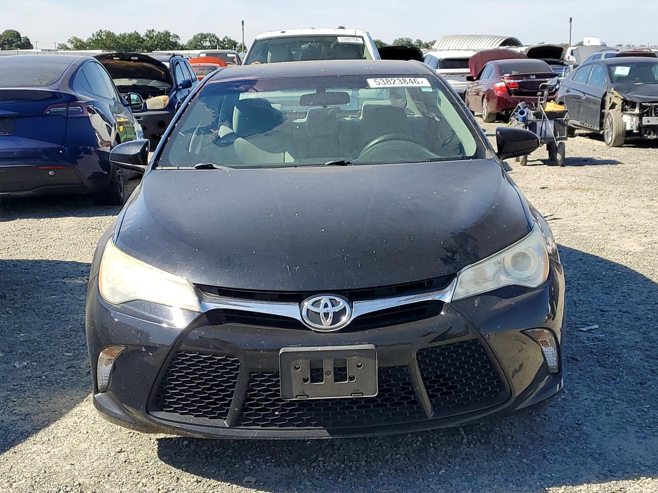 2015 Toyota Camry Le Черный vin: 4T4BF1FK1FR445954