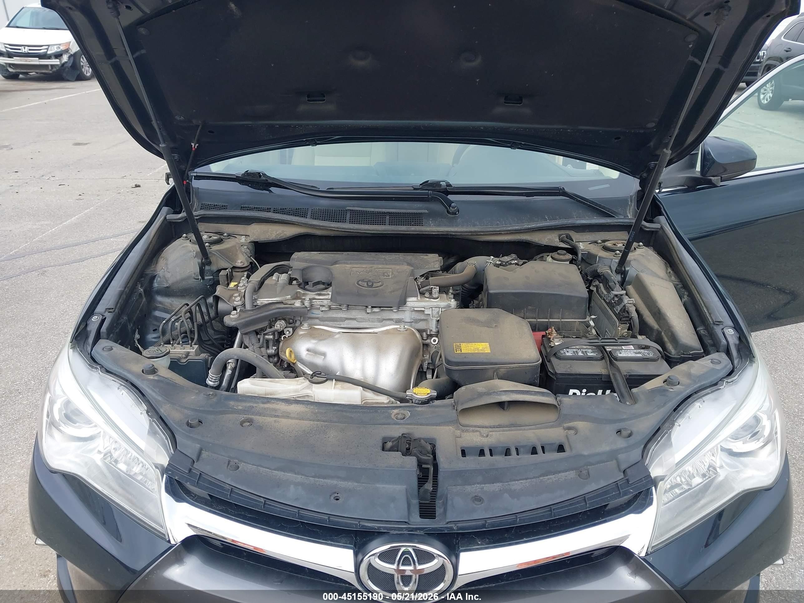 2015 Toyota Camry Le Black vin: 4T4BF1FK1FR474340