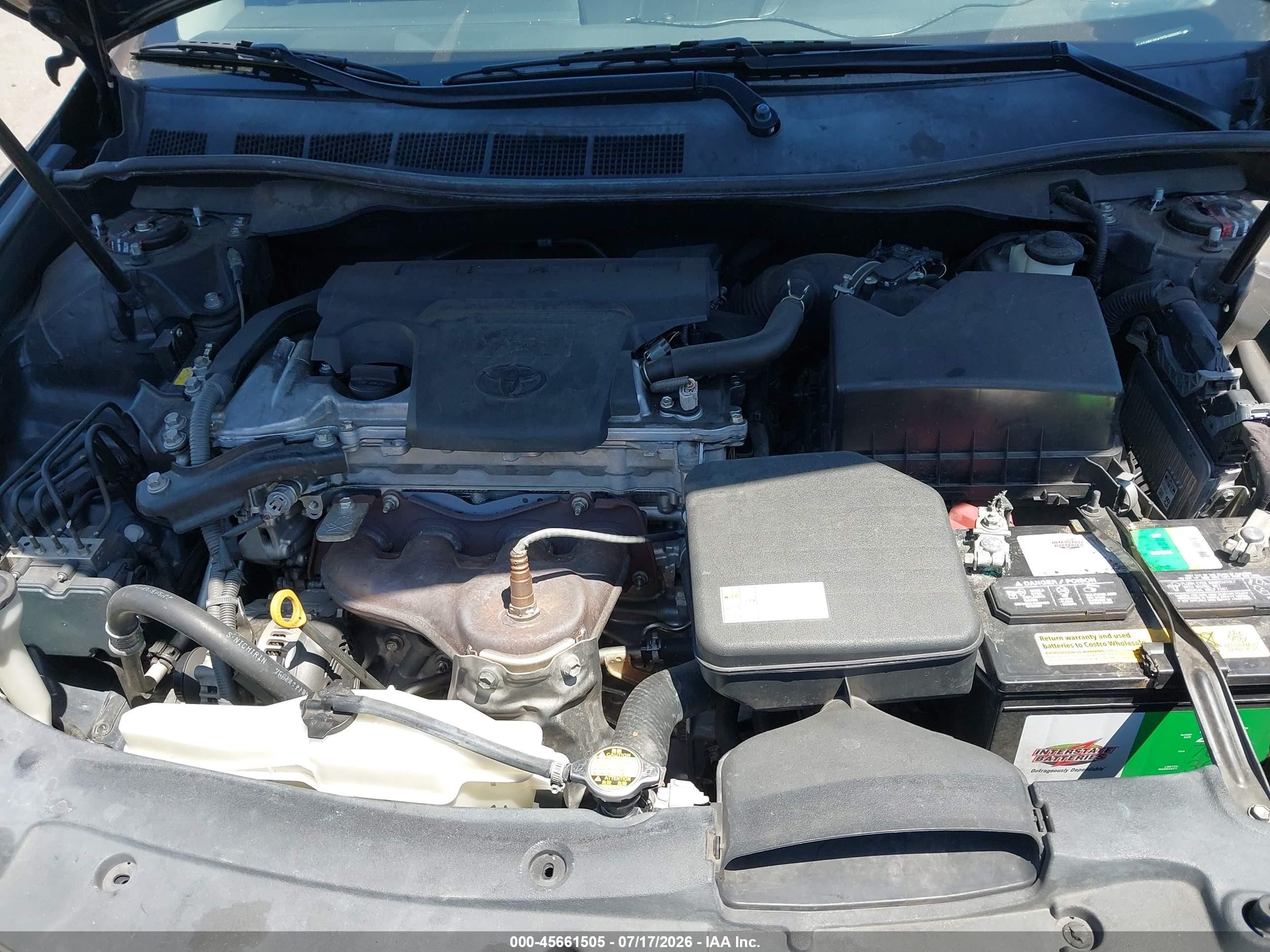2012 Toyota Camry Le Черный vin: 4T4BF1FK2CR160093