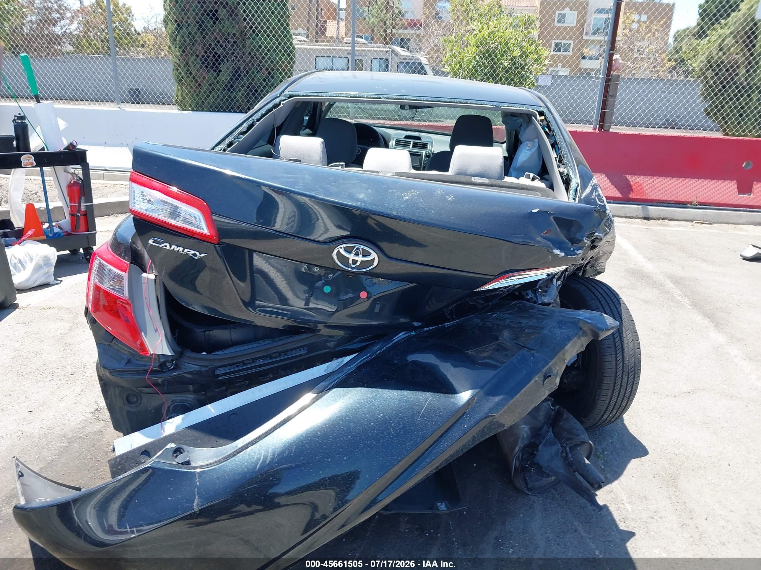 2012 Toyota Camry Le Черный vin: 4T4BF1FK2CR160093