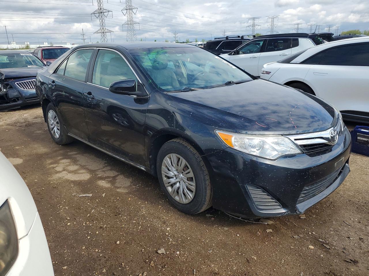 2012 Toyota Camry Le Черный vin: 4T4BF1FK2CR172485