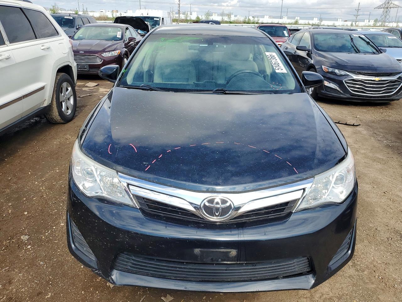 2012 Toyota Camry Le Черный vin: 4T4BF1FK2CR172485