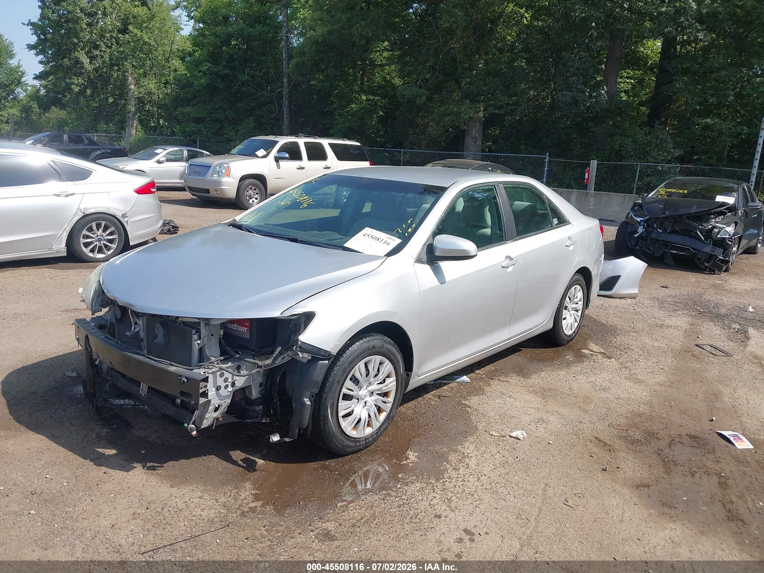 2012 Toyota Camry L Silver vin: 4T4BF1FK2CR180151