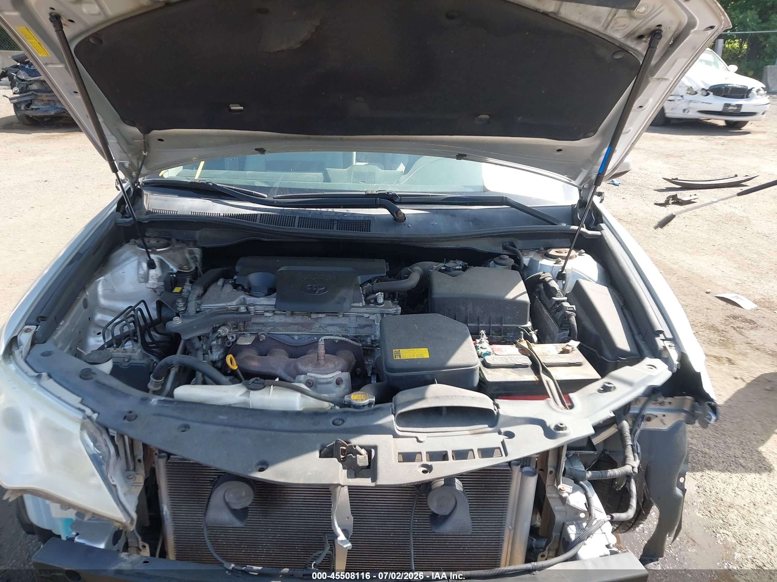 2012 Toyota Camry L Silver vin: 4T4BF1FK2CR180151