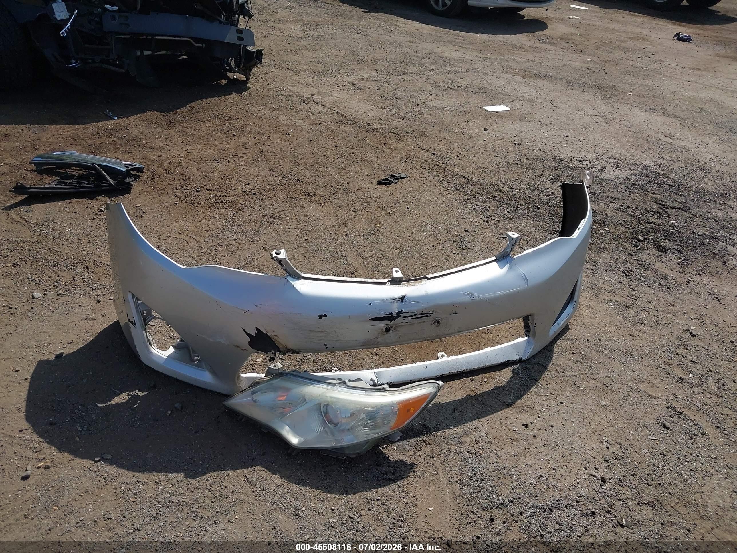 2012 Toyota Camry L Silver vin: 4T4BF1FK2CR180151